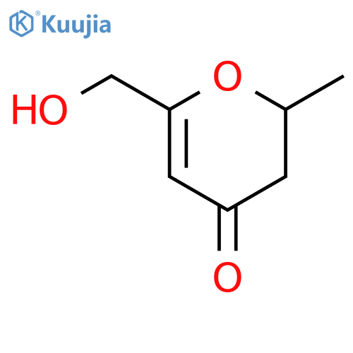 4H-Pyran-4-one,2,3-dihydro-6-(hydroxymethyl)-2-methyl-, (2S)- structure