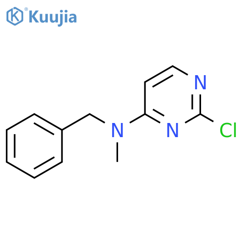 N-Benzyl-2-chloro-N-methylpyrimidin-4-amine structure