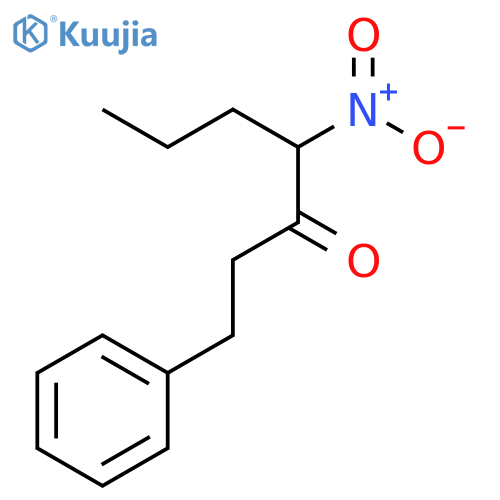 3-Heptanone, 4-nitro-1-phenyl- structure