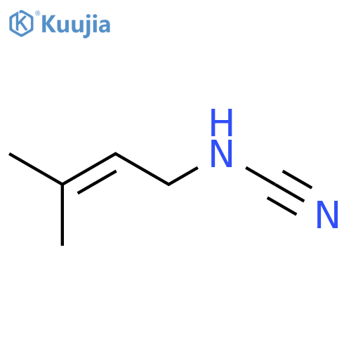 Cyanamide, (3-methyl-2-butenyl)- structure