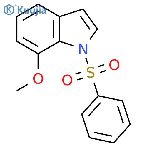 1-Benzenesulfonyl-7-methoxy-1H-indole structure