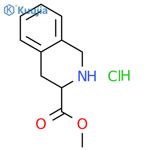 (R)-1,2,3,4-Tetrahydro-3-isoquinolinecarboxylic acid methyl ester hydrochloride structure