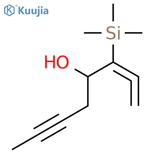 1,2-Octadien-6-yn-4-ol, 3-(trimethylsilyl)- structure