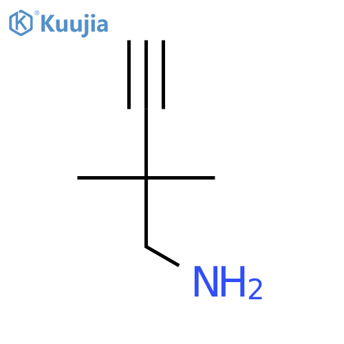 3-Butyn-1-amine, 2,2-dimethyl- structure