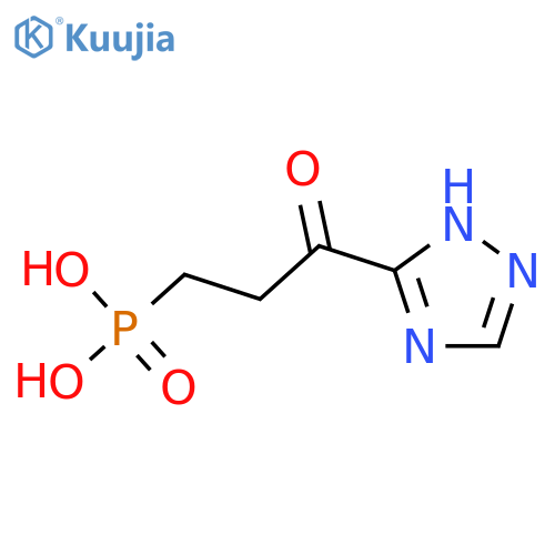Phosphonic acid, [3-oxo-3-(1H-1,2,4-triazol-3-yl)propyl]- structure