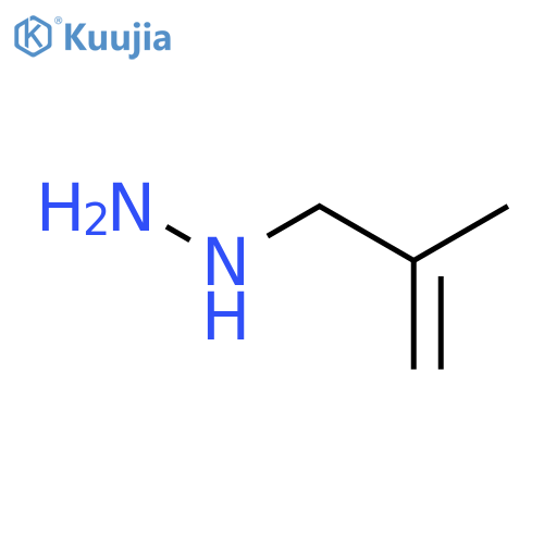 (2-methylprop-2-en-1-yl)hydrazine structure