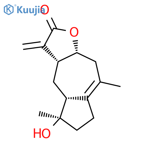Azuleno[6,5-b]furan-2(3H)-one,3a,4,4a,5,6,7,9,9a-octahydro-5-hydroxy-5,8-dimethyl-3-methylene-,(3aR,4aR,5R,9aR)- structure
