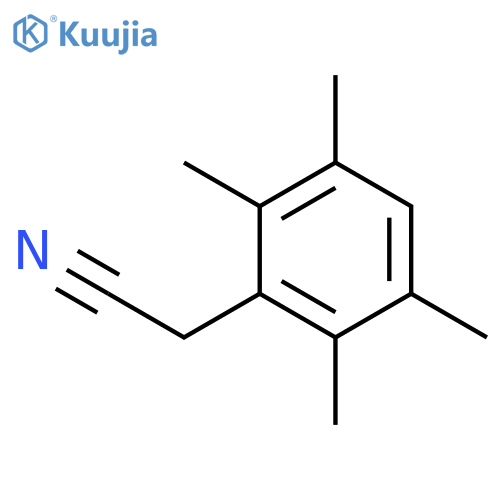 2,3,5,6-Tetramethylphenylacetonitrile, structure