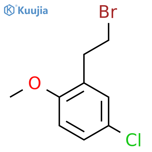 2-(2-Bromoethyl)-4-chloro-1-methoxybenzene structure