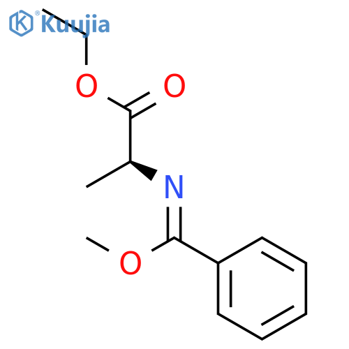 L-Alanine, N-(methoxyphenylmethylene)-, ethyl ester structure