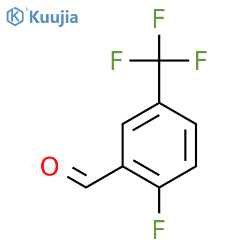 2-fluoro-5-(trifluoromethyl)benzaldehyde structure
