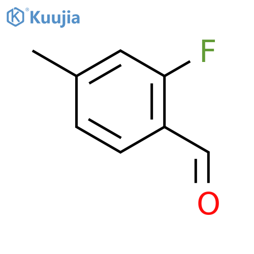 2-Fluoro-4-methylbenzaldehyde structure