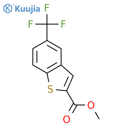 Methyl 5-(Trifluoromethyl)-1-benzothiophene-2-carboxylate structure