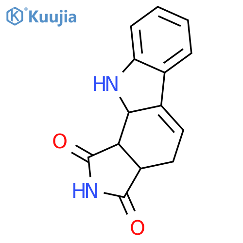 Pyrrolo[3,4-a]carbazole-1,3(2H,3aH)-dione, 4,10,10a,10b-tetrahydro- structure