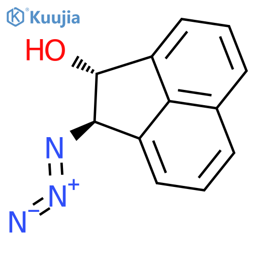 1-Acenaphthylenol, 2-azido-1,2-dihydro-, (1R-trans)- structure