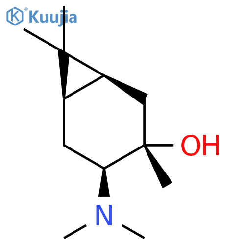 Bicyclo[4.1.0]heptan-3-ol,4-(dimethylamino)-3,7,7-trimethyl-, [1S-(1a,3a,4b,6a)]- (9CI) structure