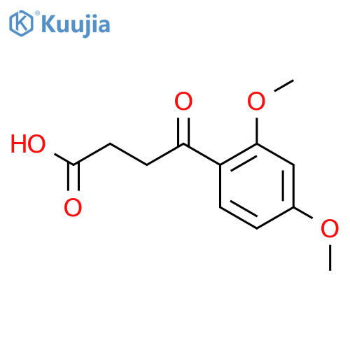 4-(2,4-dimethoxyphenyl)-4-oxobutanoic acid structure