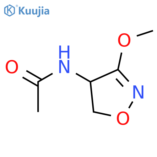 Acetamide,N-(4,5-dihydro-3-methoxy-4-isoxazolyl)- structure