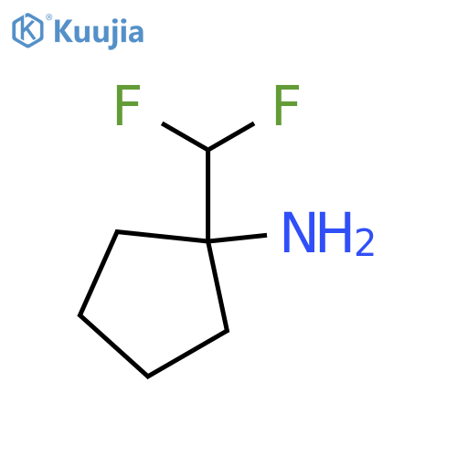 1-(difluoromethyl)cyclopentan-1-amine structure