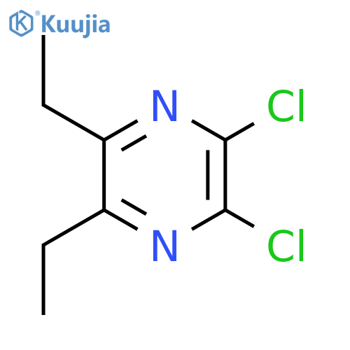 2,3-Dichloro-5,6-diethylpyrazine structure