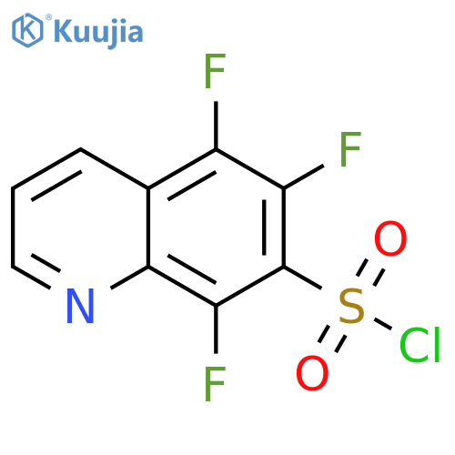 5,6,8-trifluoroquinoline-7-sulfonyl chloride structure