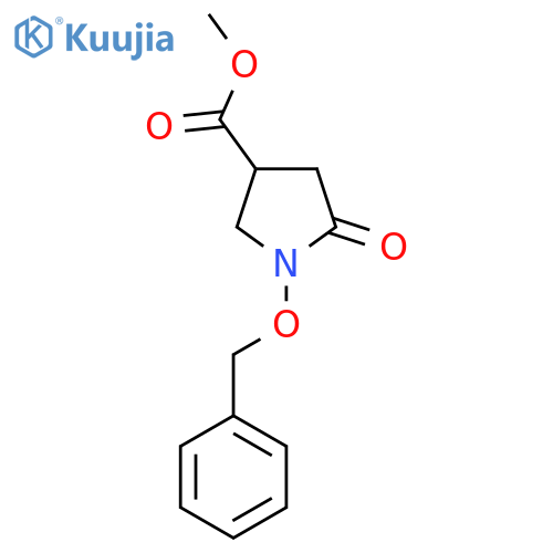 methyl 1-(benzyloxy)-5-oxopyrrolidine-3-carboxylate structure