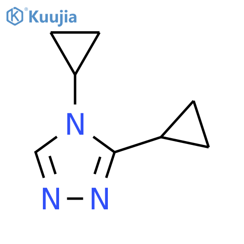 3,4-dicyclopropyl-4H-1,2,4-triazole structure