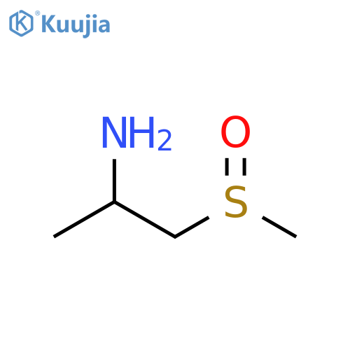 1-methanesulfinylpropan-2-amine structure