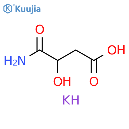 potassium 3-carbamoyl-3-hydroxypropanoate structure