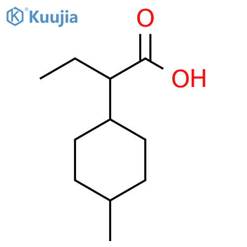 2-(4-methylcyclohexyl)butanoic acid structure