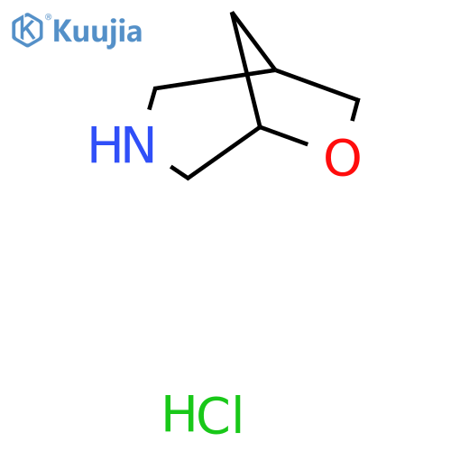 6-Oxa-3-azabicyclo[3.2.1]octane hydrochloride structure