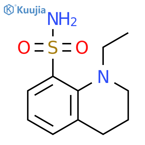 1-ethyl-1,2,3,4-tetrahydroquinoline-8-sulfonamide structure