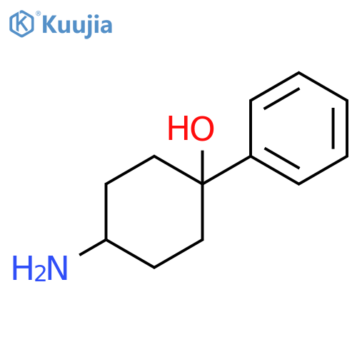 4-amino-1-phenylcyclohexanol structure