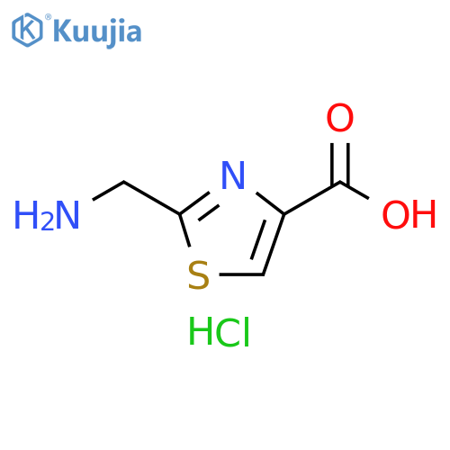 2-(aminomethyl)-1,3-thiazole-4-carboxylic acid dihydrochloride structure