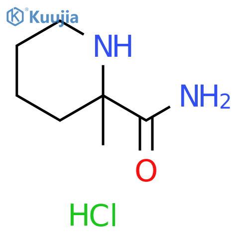 2-methylpiperidine-2-carboxamide hydrochloride structure