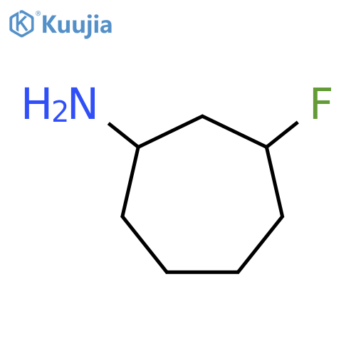 3-fluorocycloheptan-1-amine structure
