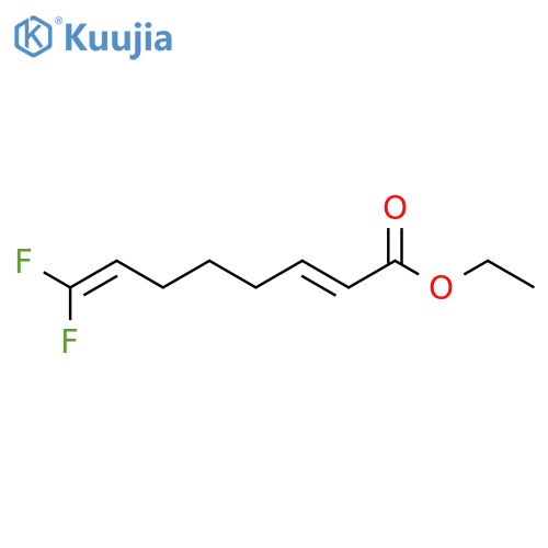 2,7-OCTADIENOIC ACID, 8,8-DIFLUORO-, ETHYL ESTER structure