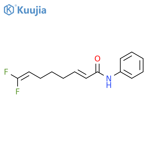 2,7-Octadienamide, 8,8-difluoro-N-phenyl-, (E)- structure