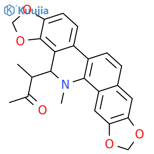 8-Isobutanoyldihydrochelerythrine; Di-O-de-Me, 9,10-methylene ether structure