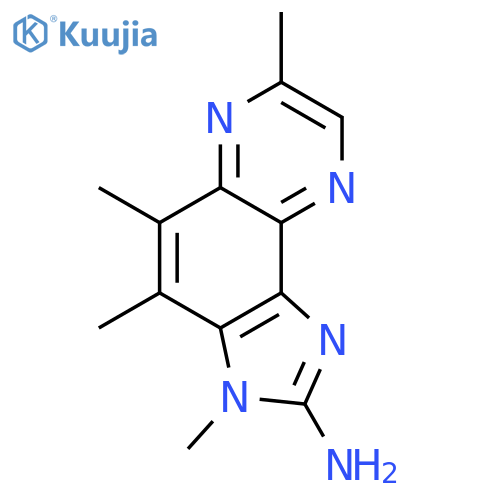 3H-Imidazo[4,5-f]quinoxalin-2-amine,3,4,5,7-tetramethyl- structure