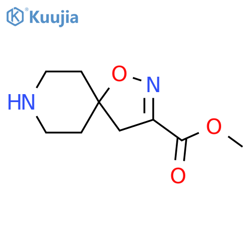 methyl 1-oxa-2,8-diazaspiro4.5dec-2-ene-3-carboxylate structure