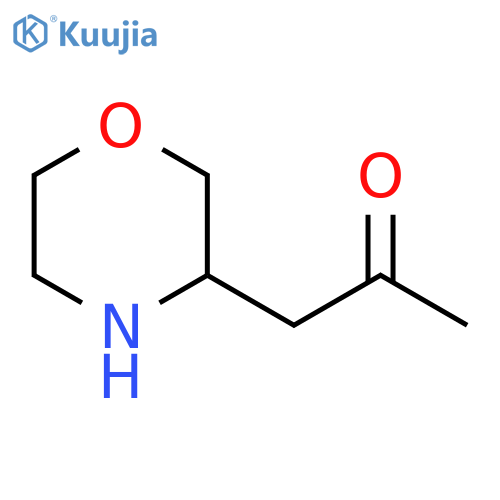 1-(morpholin-3-yl)propan-2-one structure