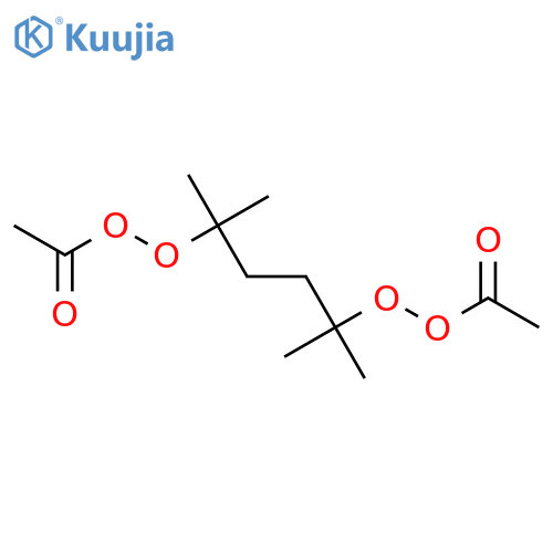 Ethaneperoxoic acid, 1,1,4,4-tetramethyl-1,4-butanediyl ester structure