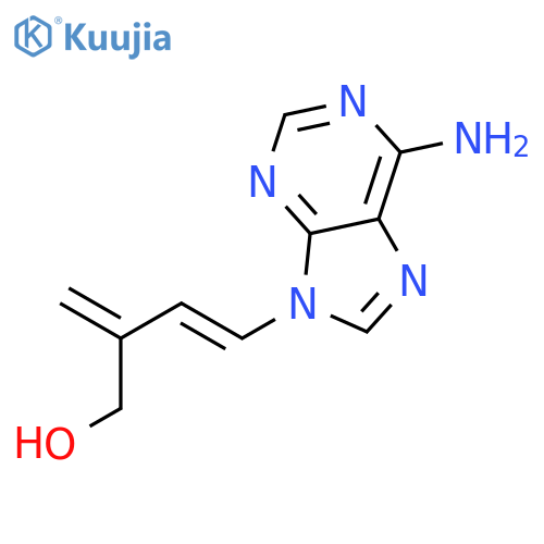 3-Buten-1-ol, 4-(6-amino-9H-purin-9-yl)-2-methylene-, (E)- structure