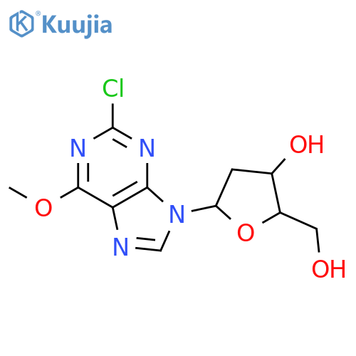 2-Chloro-2'-deoxy-6-O-methylinosine structure
