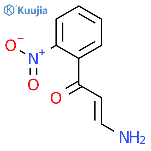 2-Propen-1-one, 3-amino-1-(2-nitrophenyl)-, (E)- structure