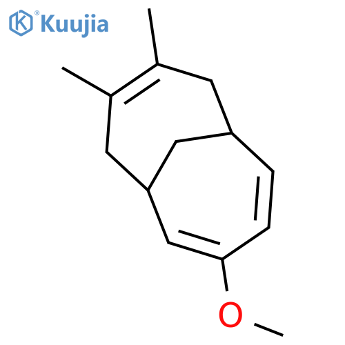Bicyclo[4.4.1]undeca-2,4,8-triene, 3-methoxy-8,9-dimethyl- structure
