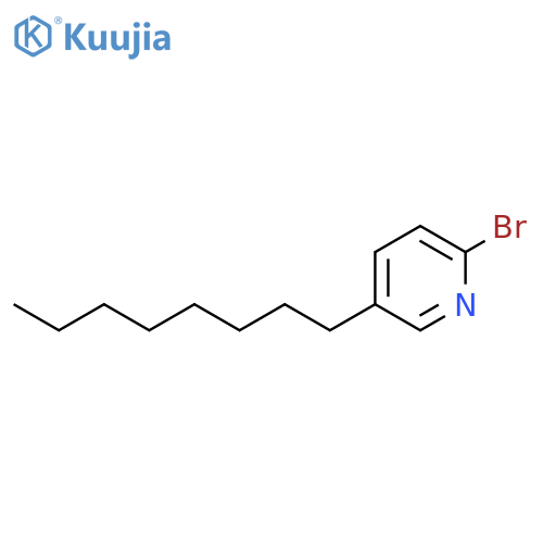 Pyridine, 2-bromo-5-octyl- structure