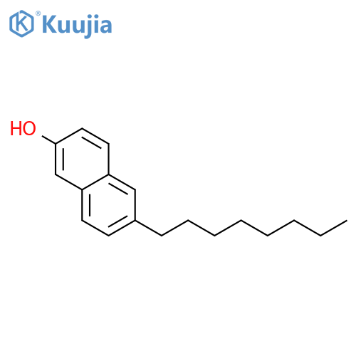 2-Naphthalenol, 6-octyl- structure