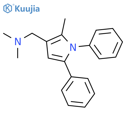1H-Pyrrole-3-methanamine, N,N,2-trimethyl-1,5-diphenyl- structure
